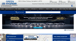 Desktop Screenshot of greenhyundai.com